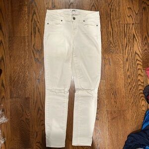 Paige verdugo ankle white jeans